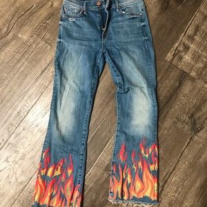 Mother flame jeans